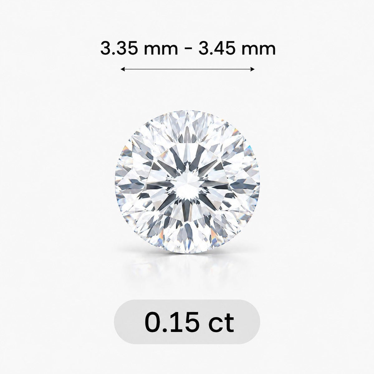 .15ct Genuine Cut & Polished Diamond